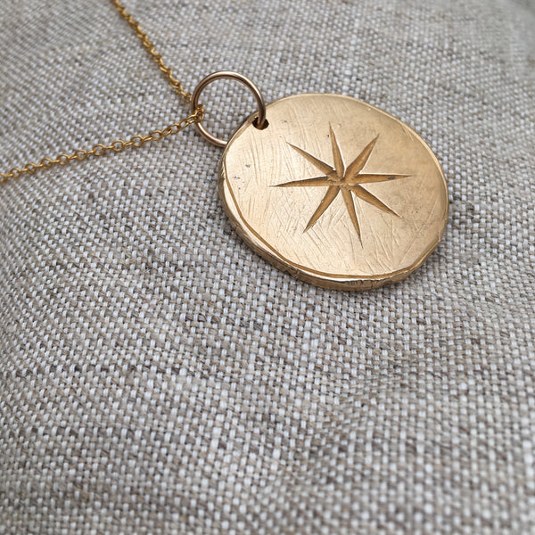 Seren Star Constellation Large Coin Necklace